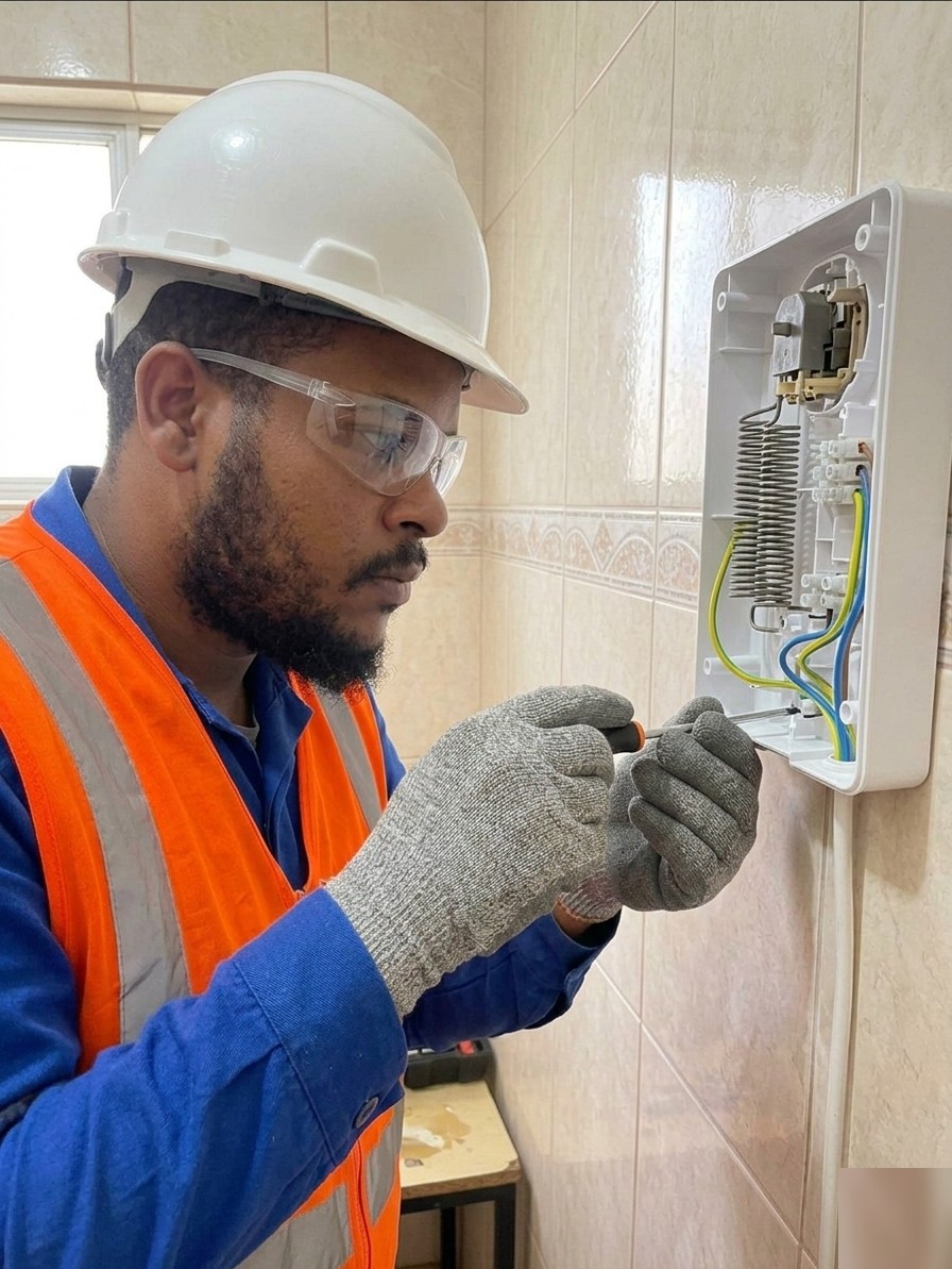 Técnico da WGS — Reparo de chuveiro