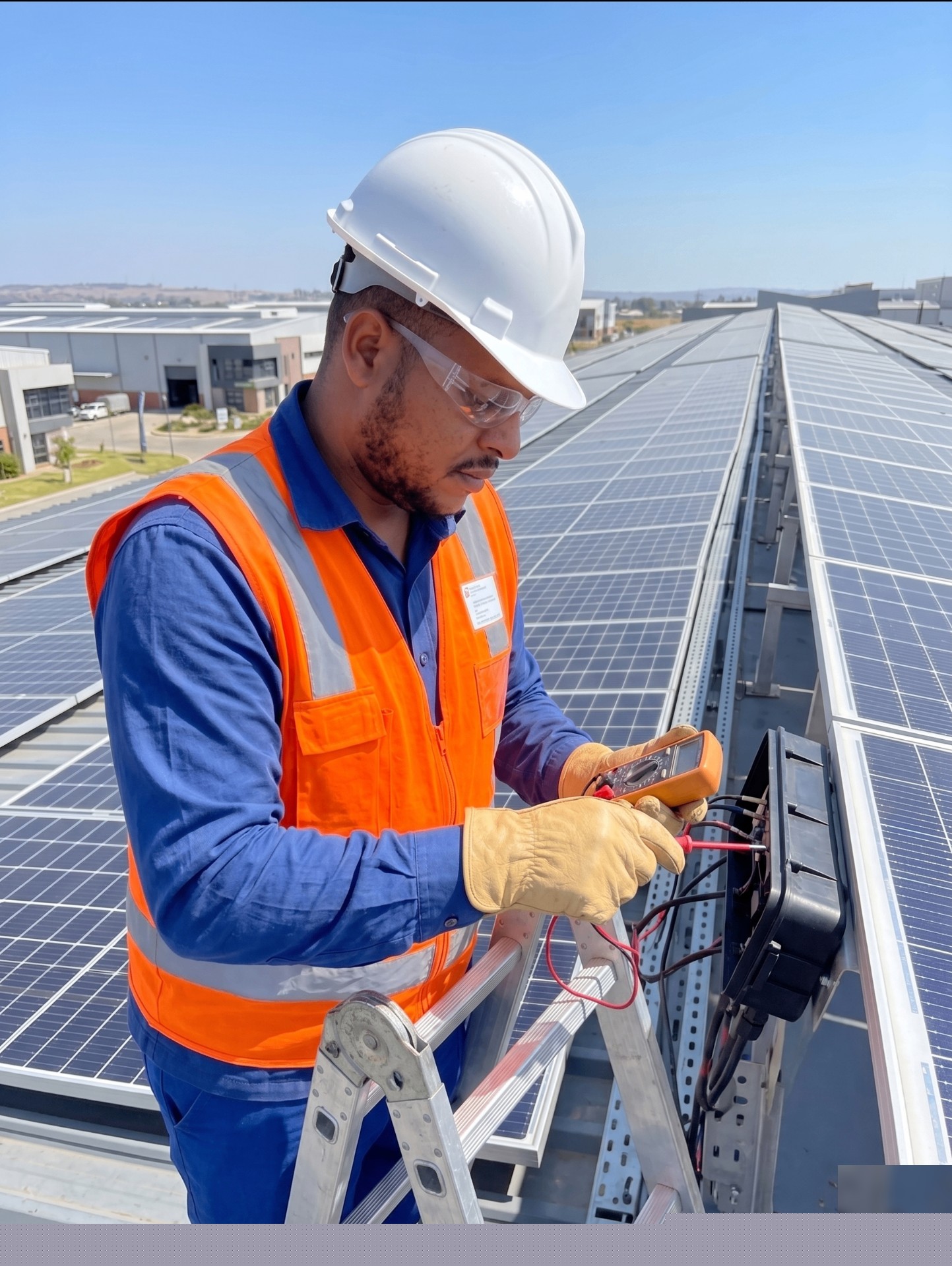 Técnico da WGS — Energia fotovoltaica